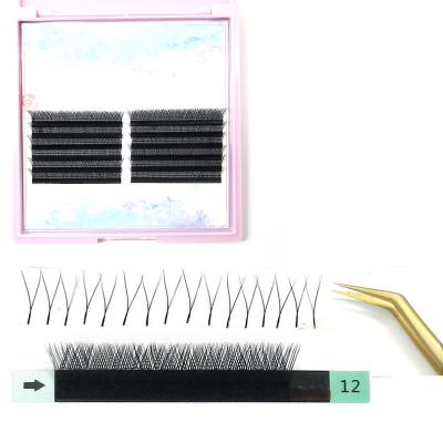 China Wholesale Natural Long Brand Volume Eyelash Extensions 0.03mm D Fan Quick Lash Flower Quick Lashes Clean for sale