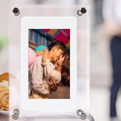 China Custom Acrylic Wifi Lover Gift Digital Photo Frame 5