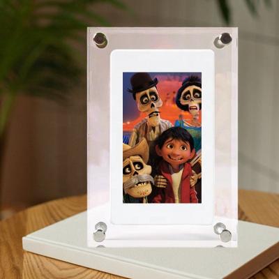 China Wifi Custom Dia de Muertos 5 Inch Acrylic Digital Photo Frame ODM Digital Promotional Picture Frame Thanksgiving Day Gift for sale