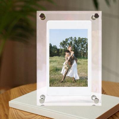 China RK3126 1GB+16GB Wifi 5 Inch Custom Digital Photo Frame MP3 MP4 For Wedding Celebration Video Gift Box 5 Inch For Bride for sale