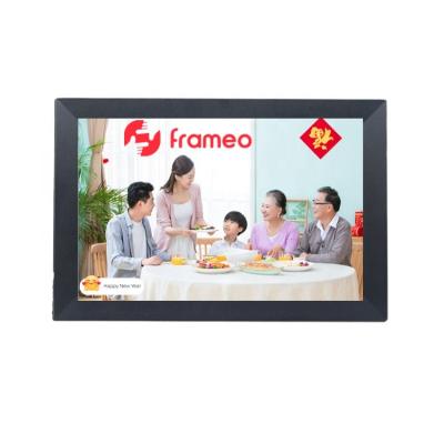 China Newest Wifi digital photo frame 2022 10.1 inch anti-glare frameo digital photo frame 5 7 8 9 12 14 21.5 32 43 55 inch for sale