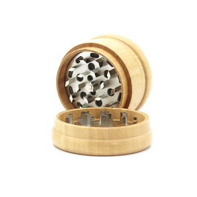 China Antibend Custom Your Own Logo Wood Grinder 3 Piece Grinder 60mm for sale