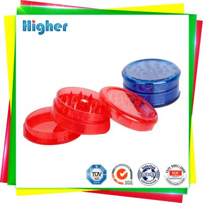 China 3 Layers OEM 3 Part Layers Smoking Acrylic Herb Grinder for sale