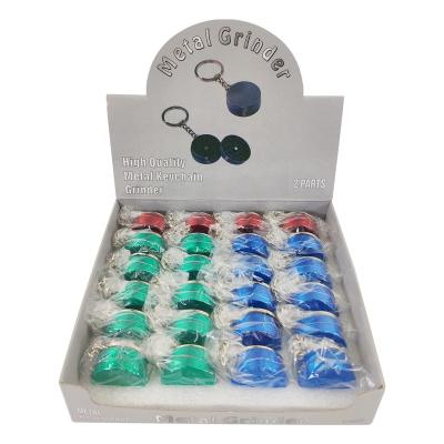 China Custom Anti-Bend Your Logo Key Chain Metal Grinder High Quality Smoking Grinder for sale