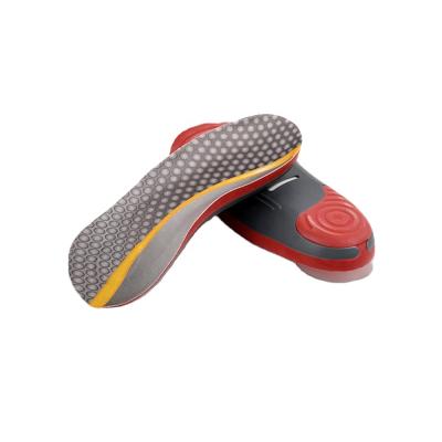 China Red Gray Insert Pads For Orthotic Sports Casual Shoes Men Arch Support Half Insoles Women Orthopedic Deodorant Breathable for sale