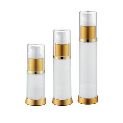 China 15ml 30ml 50ml Cosmetic Plastic Aluminum Airless Bottle Pump Airless Pump Bottle For Face Cream for sale