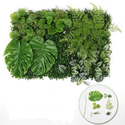 China Art Decor Simulation Plant Wall Simulation Flower Lawn Leaf Persian Plant Green Plant for sale