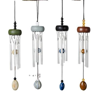 China Art Decor Mini Metal Wind Rod Door Decoration Gift Car Pendant Wind Chime Aluminum Small Cool Home Decoration for sale