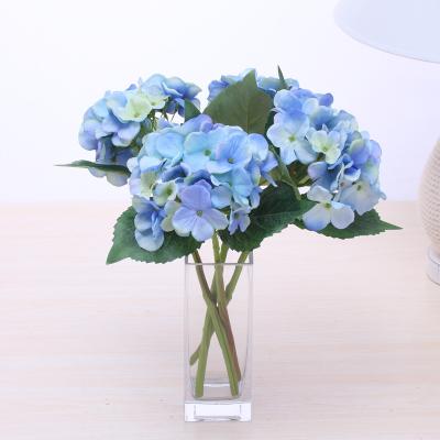 China Wholesale High Quality Luxury Artificial Hydrangea Wedding Table Centerpieces Beautiful Colorful Wedding Home Decor Silk Flowers for sale