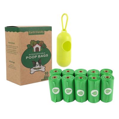 China Hot Sale Wholesale Degradable Environmentally Friendly Pet Waste Bag Dog Poop Bags Viable for sale