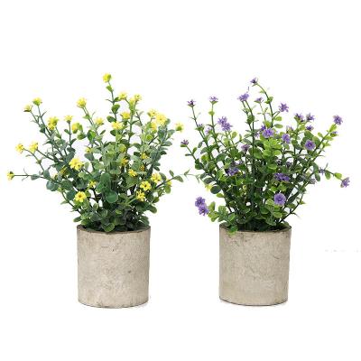 China Vintage Good Selling Plastic Artificial Flowers For Living Room Home Decor Flower for sale