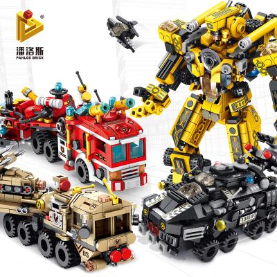 China MODEL TOY 575 Pieces 12 in 1 Steel Mecha Model Robot Toy Newly Assembled Building Block Model for sale