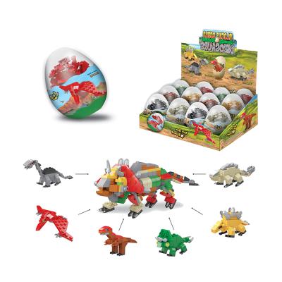 China DIY TOY Hot selling classic plastic building blocks dinosaur building blocks toykids creative building block toys for sale