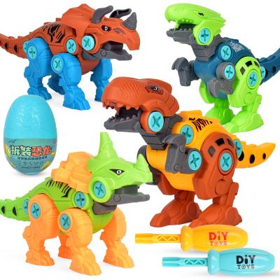 China Set Educational Toy Dinosaur DIY Disassembly Toy Automatic Screwdriver Hand Tool Toy for sale