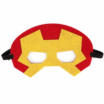 China High Quality Comfortable Eco-friendly Customized Superhero Felt Masks For Kids Superheroes Party Masks With 24 Different Types For Kids for sale