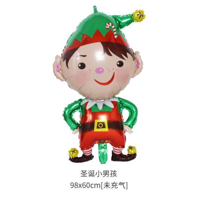 China Gift Toy Merry Christmas Foil Letters Balloon Set Christmas Decoration Christmas Balloons Set For Decoration Banner Balloons for sale