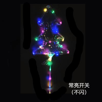 China Gift Toy New 2021 Clear Transparent Balloon Led Light Up Bobo Balloons Round Heart Star Shape With Led String Light for sale