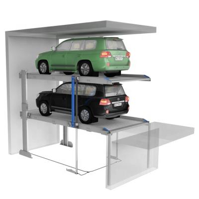 China Pit Garage Underground Car Parking System Hydraulic Garage Parking Equipment 2100-2700kg for sale