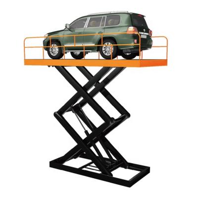 China Diamond steel sheet steel sheet metal car transport parking lift price hydraulic (optional) scissor car lift aluminum (standard / 4mm for sale