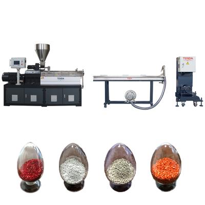 China Granules lab / small twin screw extruder machine for biodegradable material for sale