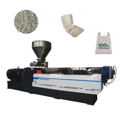 China 100% Biodegradable PLA Granules+ Starch Resin Granules/Granules Making Machine for sale