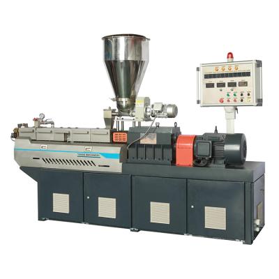 China Granules lab mini extruder machine/twin screw extruder for HDPE PP PE PA for sale