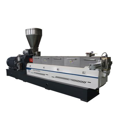 China Plastic Twin Pellets Fiberglass Nylon Screw Extrusion Machinery Manufacturer for sale