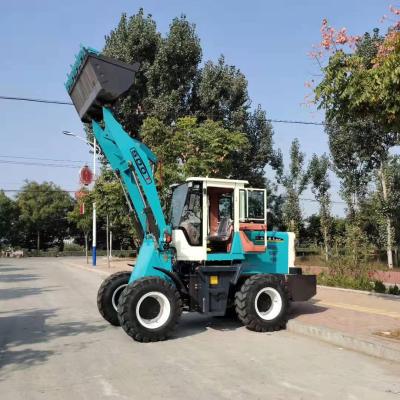 China Farms Mini Tractor With Front End Small Backhoe Loader Excavator Loader Max Yellow SINGLE Cylinder Forming Long Power Engine Pump ISO for sale