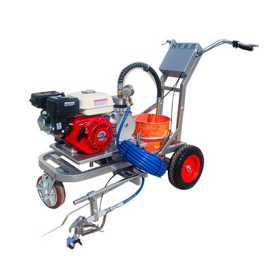 China Hand-push Road Making Machine Road Marker Cool Spray Painting Machine For Long Road Power for sale