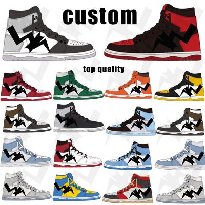 China Original 1:1 Shoes Form Custom Wholesale High Quality Custom Shoes Design Logo Men Casual Sports Shoes Mocha Green Custom Sneakers For Women Men for sale