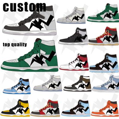 China EVA Low Price Pollen Obsidian Running Logo Women Men's Sport Custom Made White Black Casual Shoes Brand Sport Mens Fashion Sneaker for sale