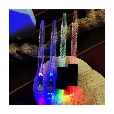 China Glow in the Dark Hookah Pipe Shisha Pipe Accessories LED Light Handle for Smoking Tube for sale