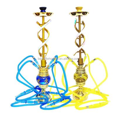 China Shisha Narguile Narguile Tool Accessories Wholesale LED Glass Hookah Smoking Refillable Pipes Adapter 4 Tall Glass Hookah for sale