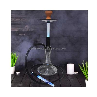 China Hose New Tender Glow Hukka Led Unique Glowing Modern Chicha Hookah Advanced Shisha Light Pipe Hose Grip Technology for sale