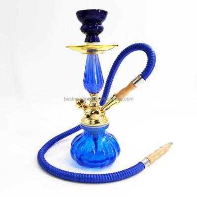 China Cheap Mini Shisha Pumpkin Size Nargile Hookah Set Small Chicha Glass Travel for sale