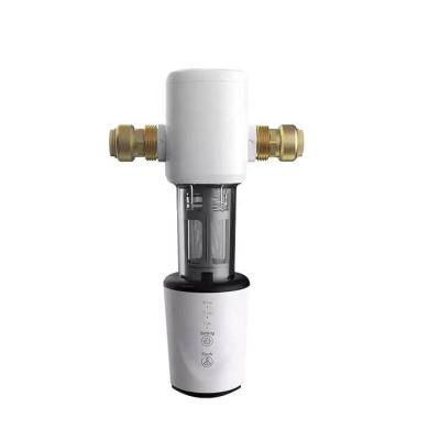 China AUCMA Commercial OEM Whole House Sediment Filter Reusable Automatic Flushing Spin Down Sediment 40 Micron Water Pre Filter for sale