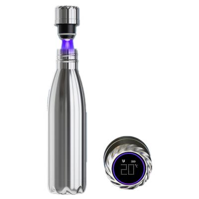 China UV Sustainable Self Cleaning Disinfect Portable Stainless Water Purifier UV Cleaning Water Bottle Te koop