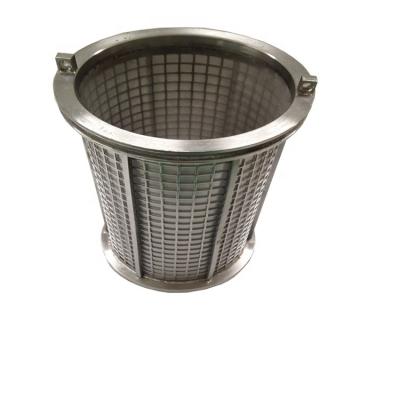 China Nylon /stainless steel 304 316 316L filter basket plain weave mesh perforated bucket for sale