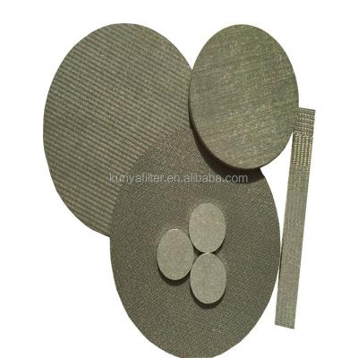 China Building Material Stores 100 Micron Stainless Steel Filter Mesh / Sintered Wire Mesh Filter Disc for sale