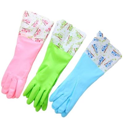 China Hot And Colorful Dish Washing Dishwashing Gloves On Sale for sale