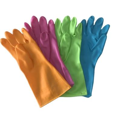 China Dish Washing Clean Room Purple PVC Rubber Heavy Duty Gloves Hot Sale In Japan for sale