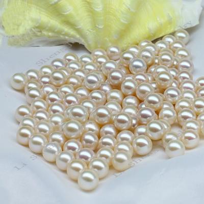 China Made Wuzhou LS Jewelry Pearl Jewelry Wholesale Natural Freshwater Naked Pearl /full Hole Fashion Pearl Half Earring for sale