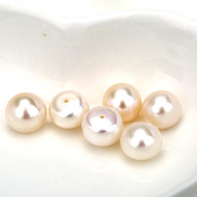 China Made from factory AAA6mm7mm natural freshwater pearl button pearl earring wholesale. for sale