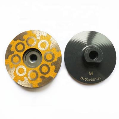 China Granite Marble Grinding Wheel 4 Inch Diamond Resin Filled Cup Wheel with 5/8 inch-11 Thread for Granite Stone and Tiles for sale