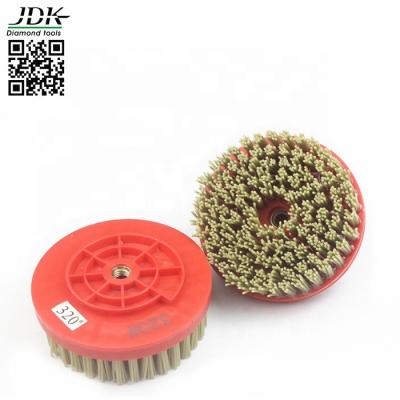 China JDK 125mm Granite 5 Inch Reinforced Snail Lock Round Brush 5/8