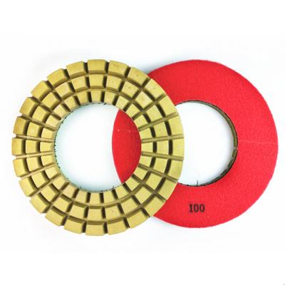 China High Performance JDK 9 Inch Diamond Polishing Pads For Grinding Granite for sale