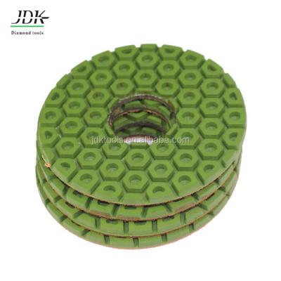 China 5mm Diamond Polishing Different Stone BackingWet Protection 125mm Nylon Polishing Disc for sale