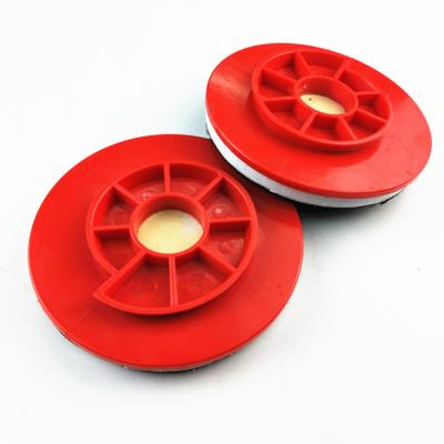 China JDK Rubber Snail Lock Pad For Wet Polish Pad 4inch for sale