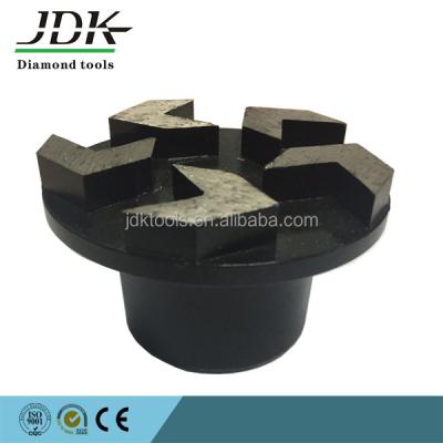 China Diamond Powder Terrco Grip Stones/Diamond Grinding Head For Concrete Segmented for sale