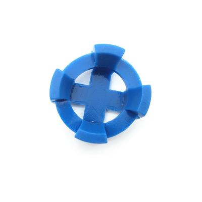 China Non-standard Oil Resistance Mold Customized Grommet Blue Rubber Part Rubber Gasket For Boxes Rack for sale